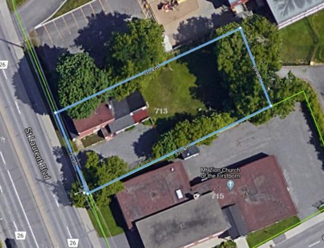 Photo of ***SOLD***  713 St Laurent Blvd. Outstanding Location, Massive Lot, Loads of Potential